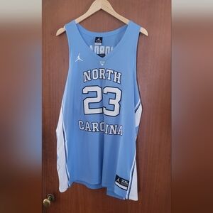 Michael Jordan UNC Vapor Blue Drifit Jersey  XXL North Carolina 23